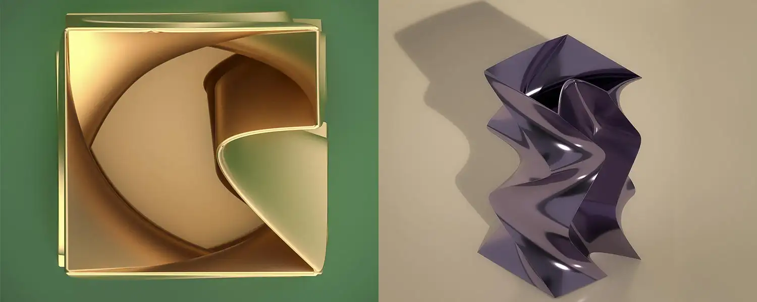 Alphabet Freeform Vase 2