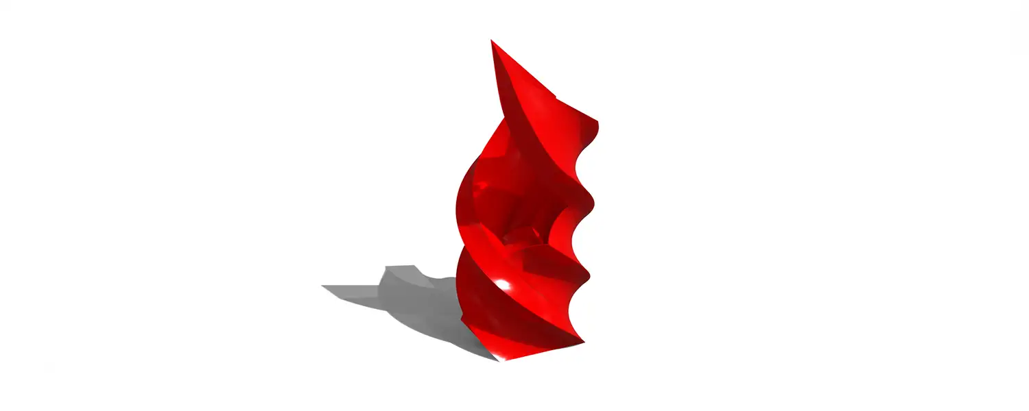 Freeform-Modelling Buchstabe