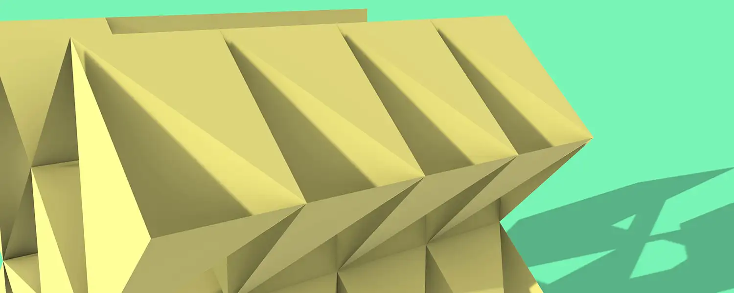 prism block design - visualisation