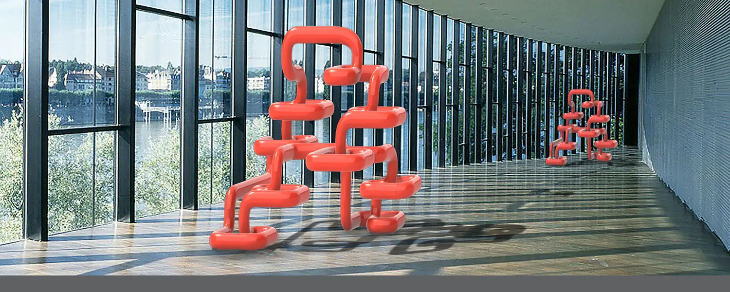 Perspektive und Photorealsitische Bildcollage, Tinguely Museum