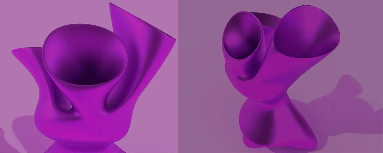 Alphabet: Freeform- Freiformen und Skulpturen basierend auf den Initialien