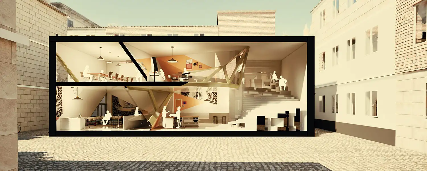 New work | Vertical section